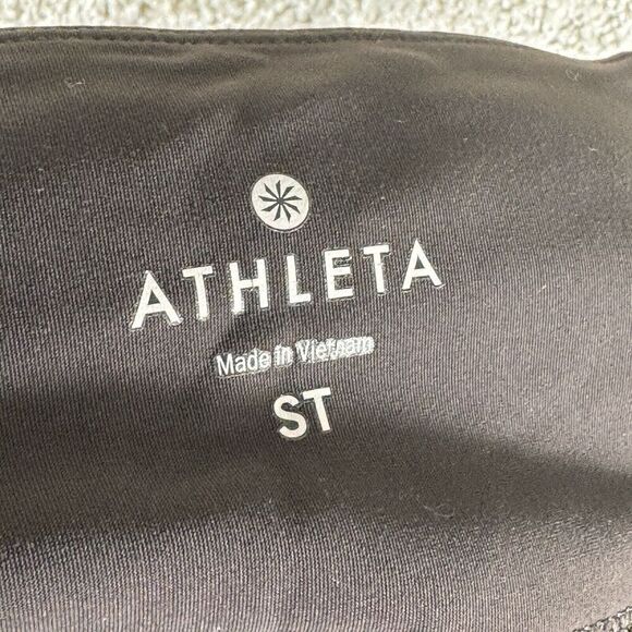 Athleta Stellar Leggings Small‎ Tall High Rise Zip Pockets Anthracite Grey - Picture 9 of 11